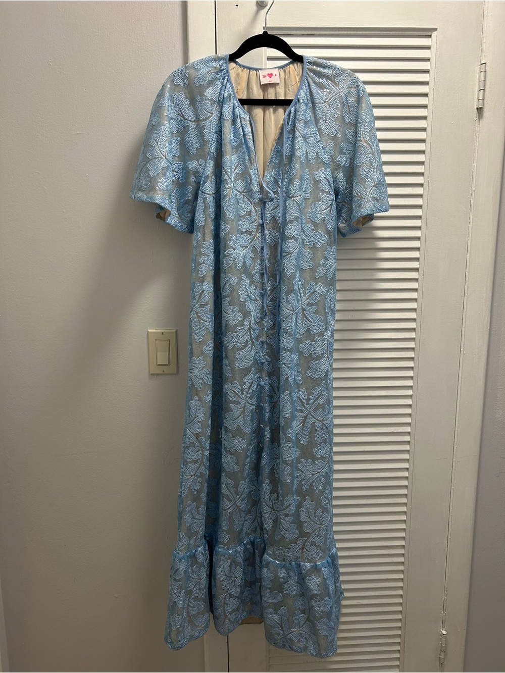 Buddy Love Light Blue Floral Maxi Dress - Picture 1 of 2